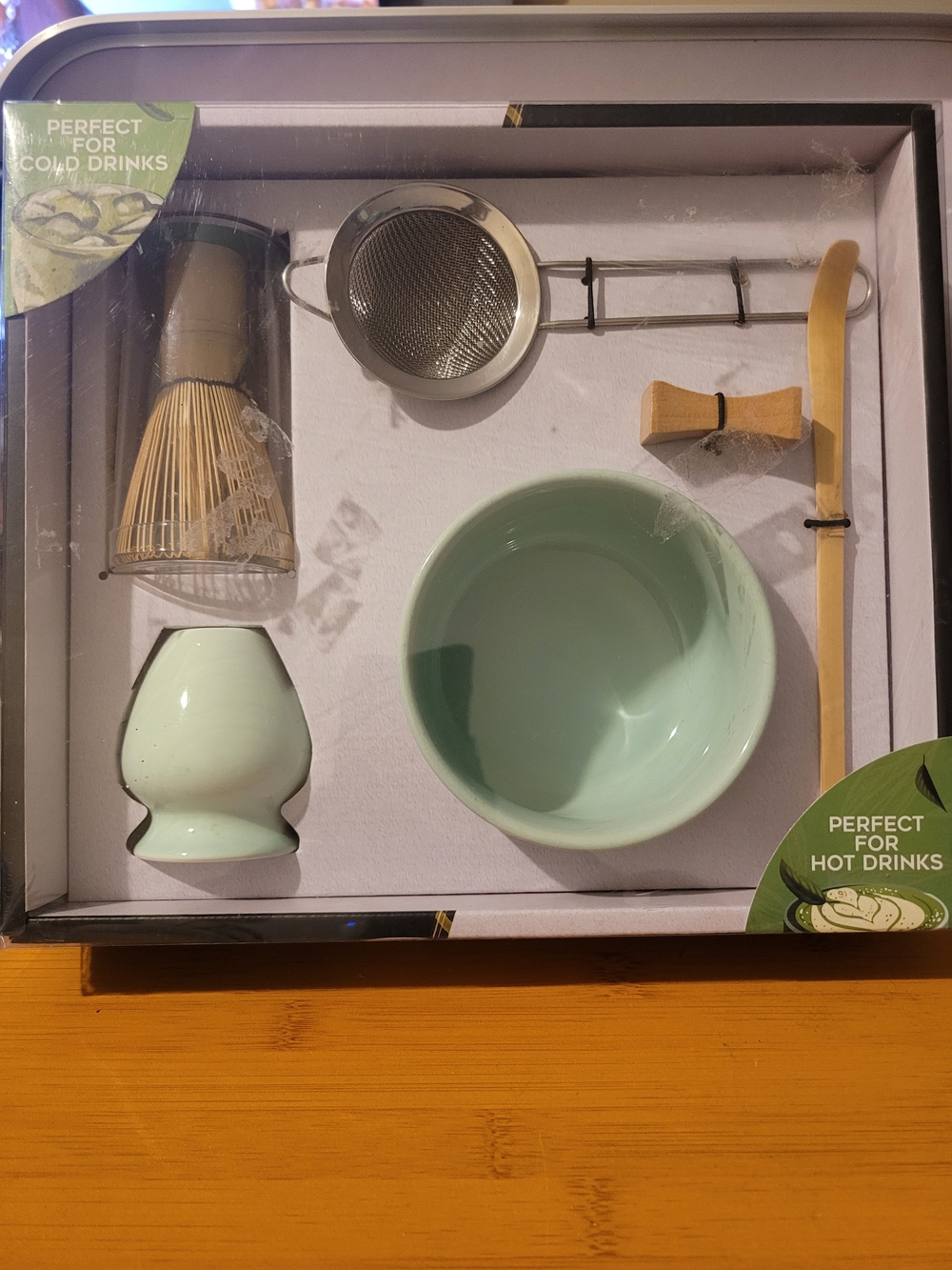 6pc Ceramic Matcha Tea Set - Great For Hot & Cold Drinks